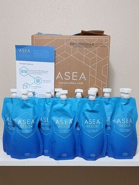 ASEA Redox Cell Signaling Supplement - Lot Of 12 Blue Pouch Packs